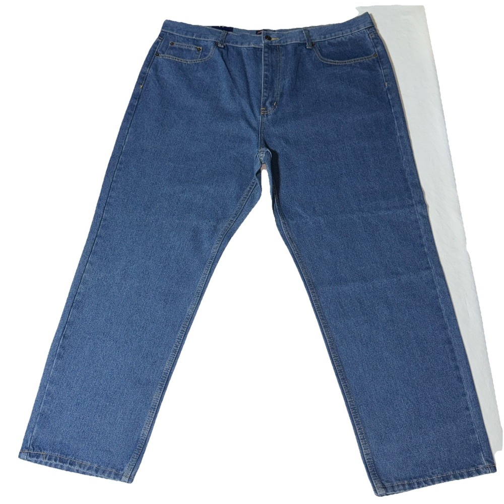Cross & Winsor Jeans Men's 42x30 Relaxed Fit‎ Medium Wash Blue Denim NWT - Picture 2 of 11
